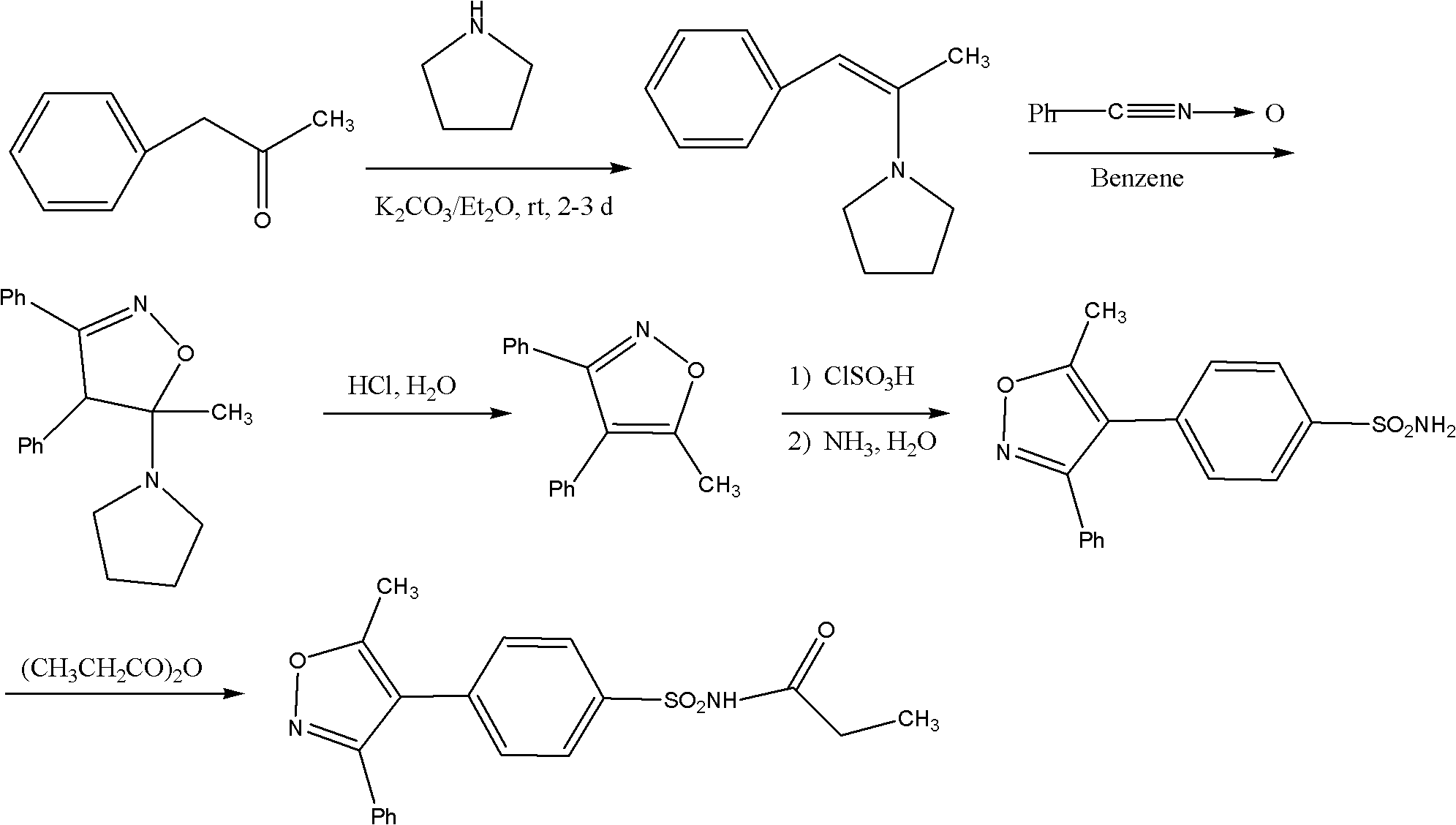 Method for preparing Parecoxib