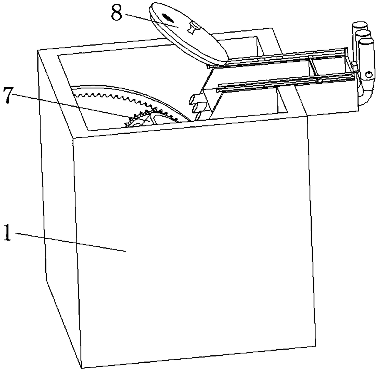 Automatic cooker having lampblack treating function