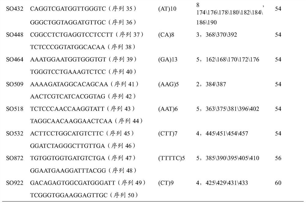 The est-ssr markers and primers used to distinguish different ecotypes of cloves