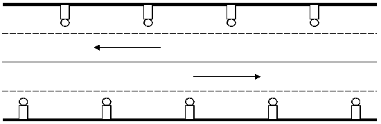 LED street lamp energy-saving illuminating system and method