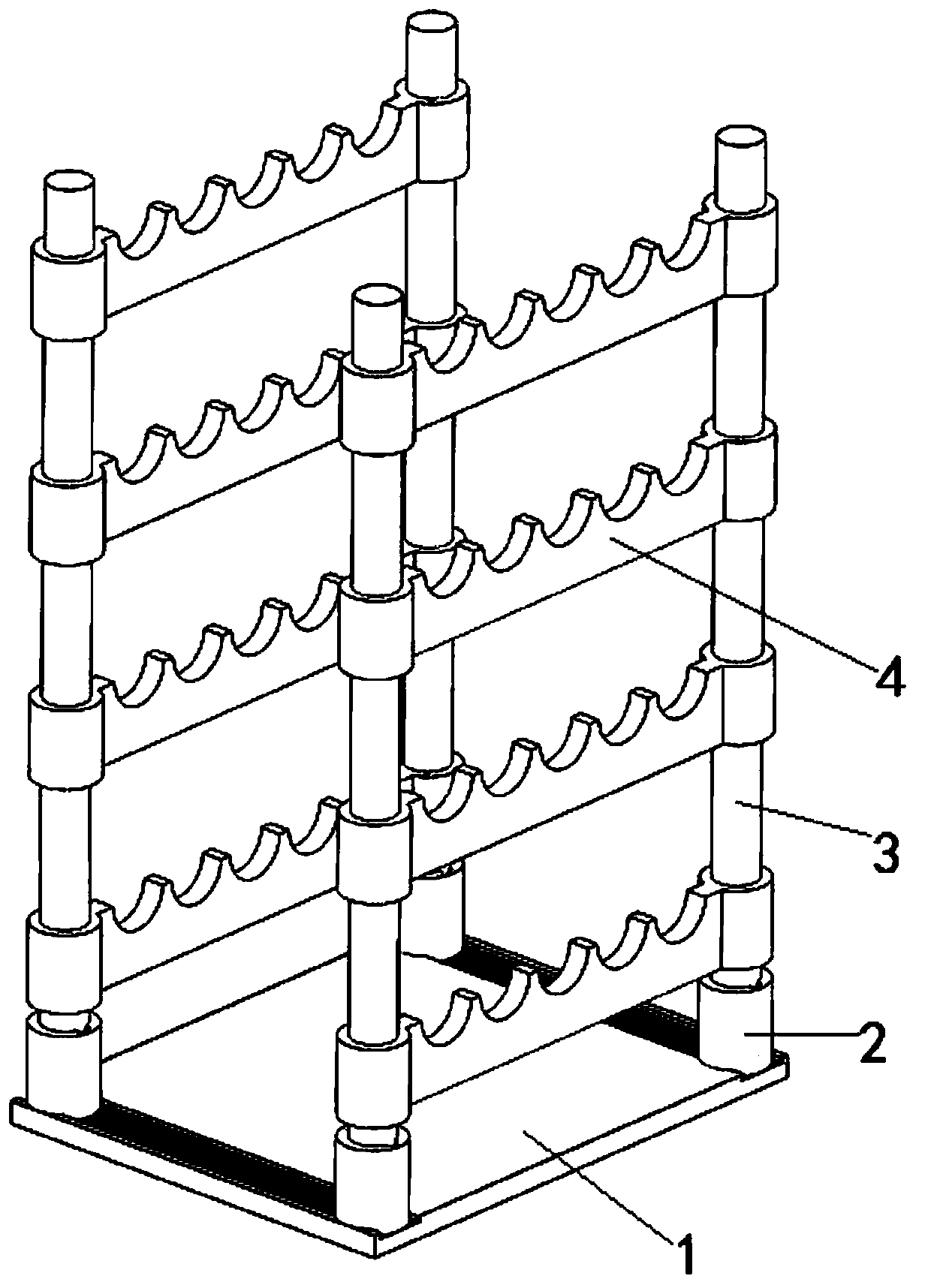 A Detachable Generator Set Oil Pipe Placement Mechanism