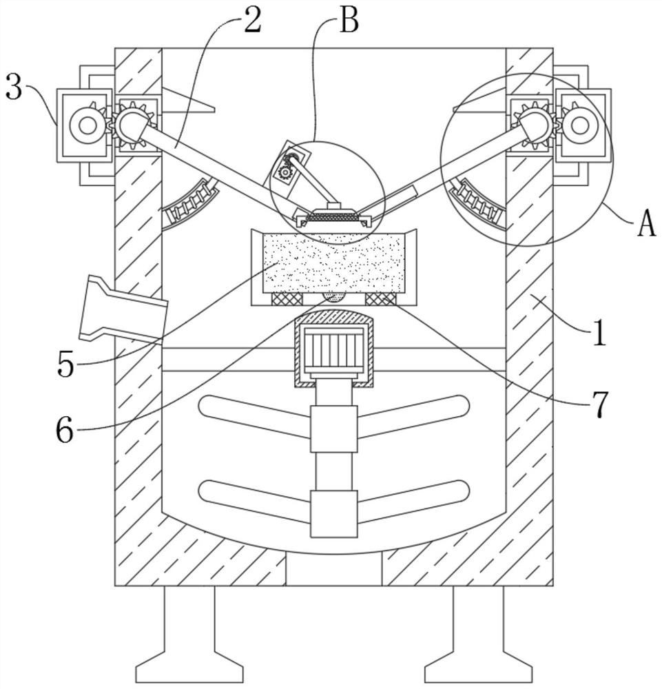 Recycling device for autoclaved aerated concrete block cutting waste