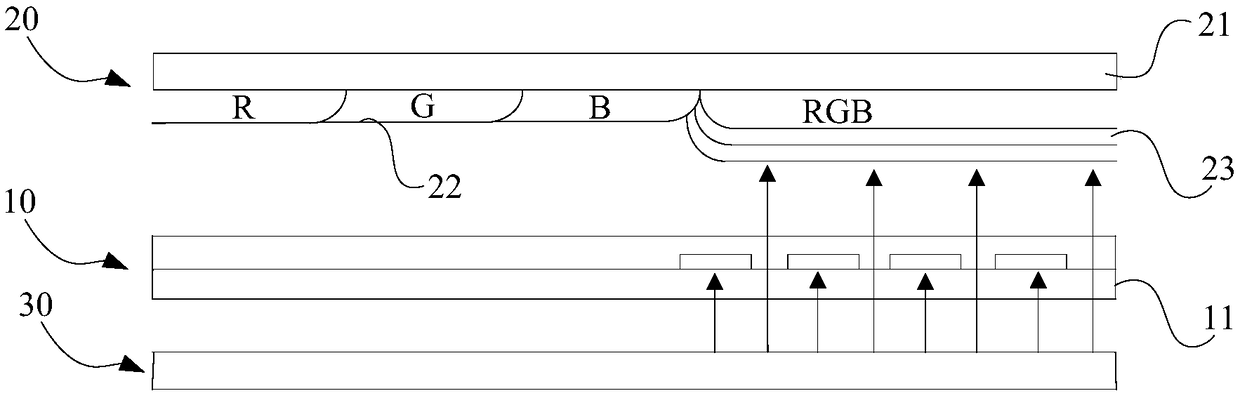 Display panel, array substrate and display device