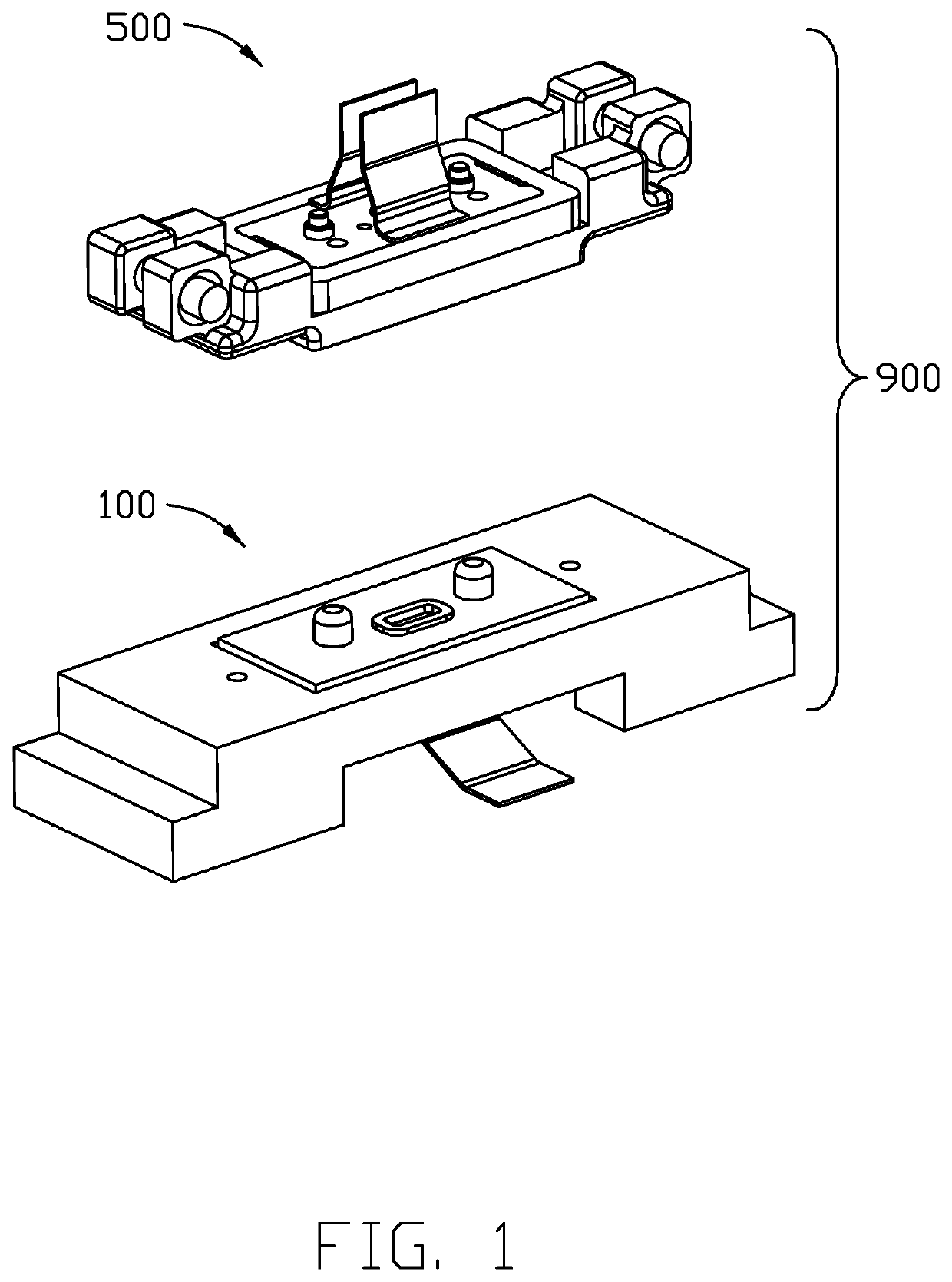 Contactless connector and contactless connector assembly