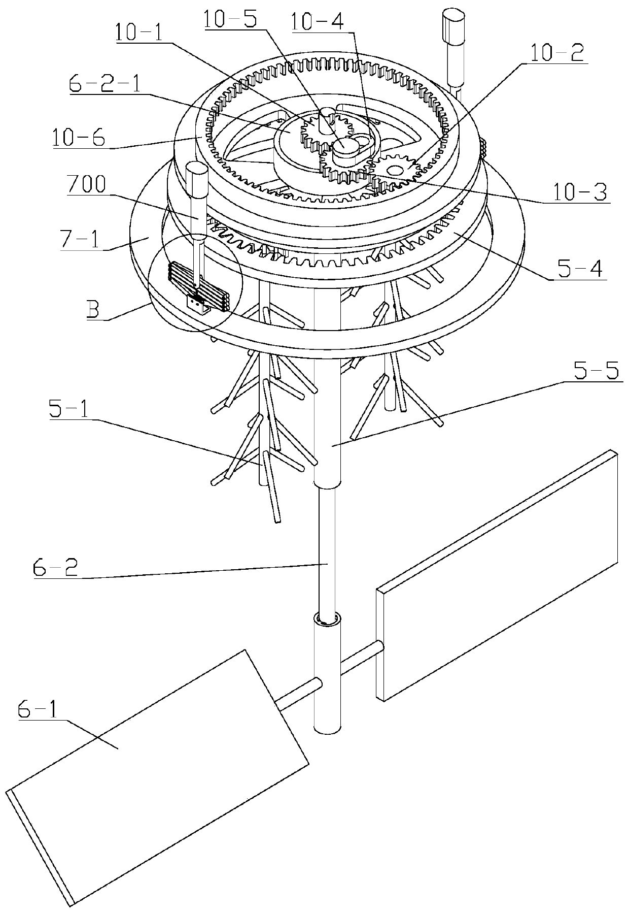 Fermented pastry blank preparation device