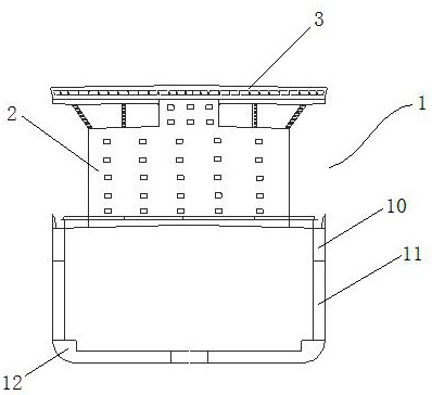 20,000 TEU green environmental protection container ship and its intelligent management method