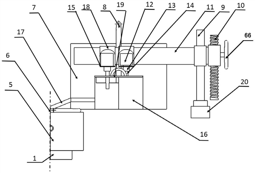 A semi-continuous casting device and method for group frequency ultrasonic magnesium alloy