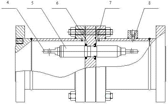 Electrical penetrating connector for ceramic welding