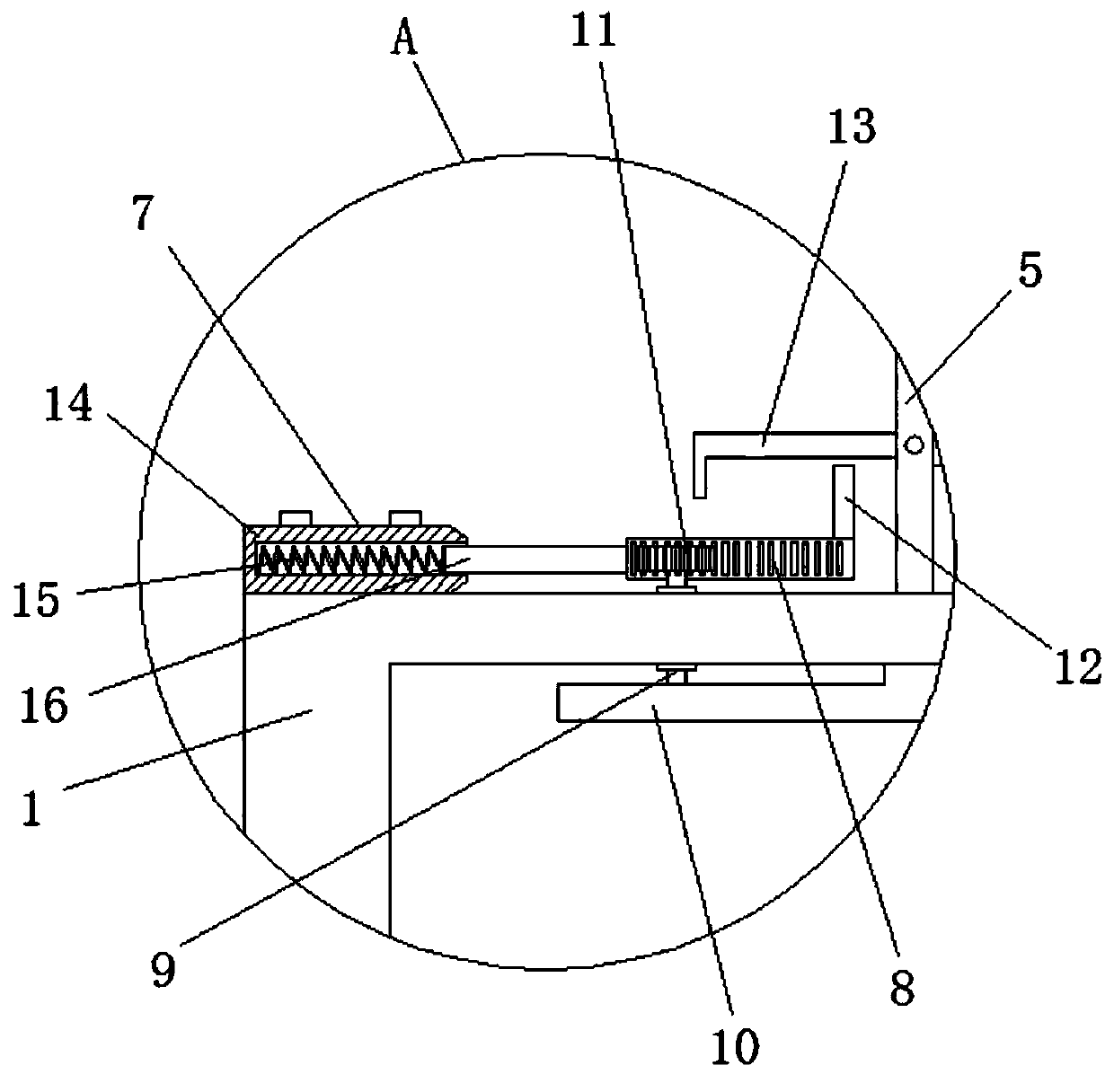 Quantitative sub-packaging device for raw material masterbatches and used for cable machining