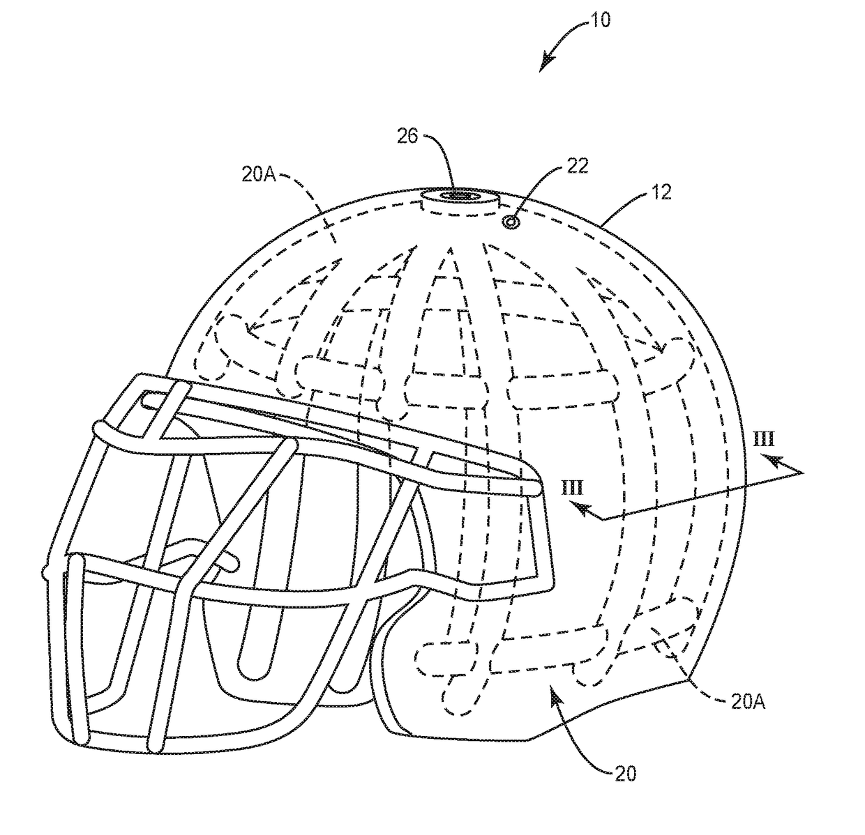 Helmet for preventing concussions