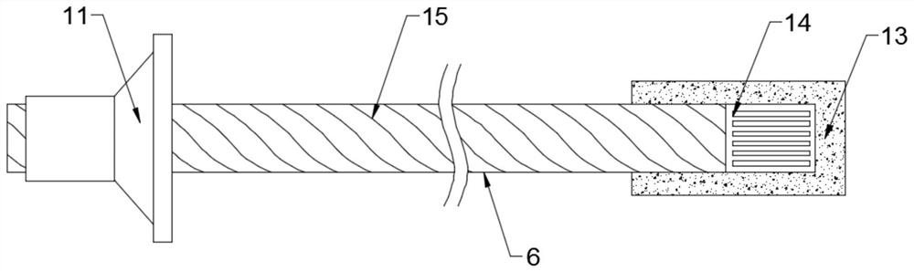 A high-stress roadway composite ring body beam support structure and its construction method