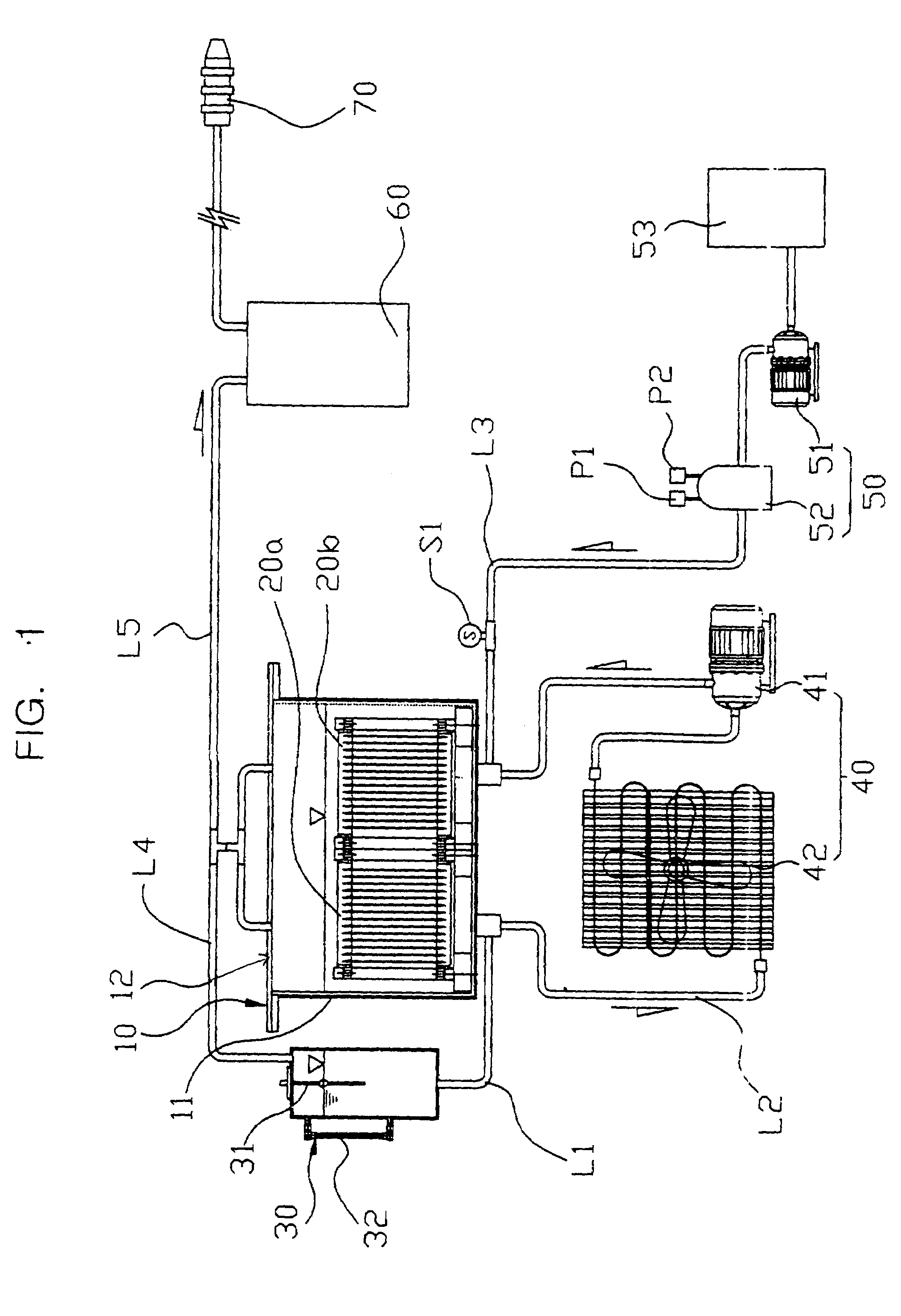 Brown gas mass production apparatus including a line style electrolytic cell