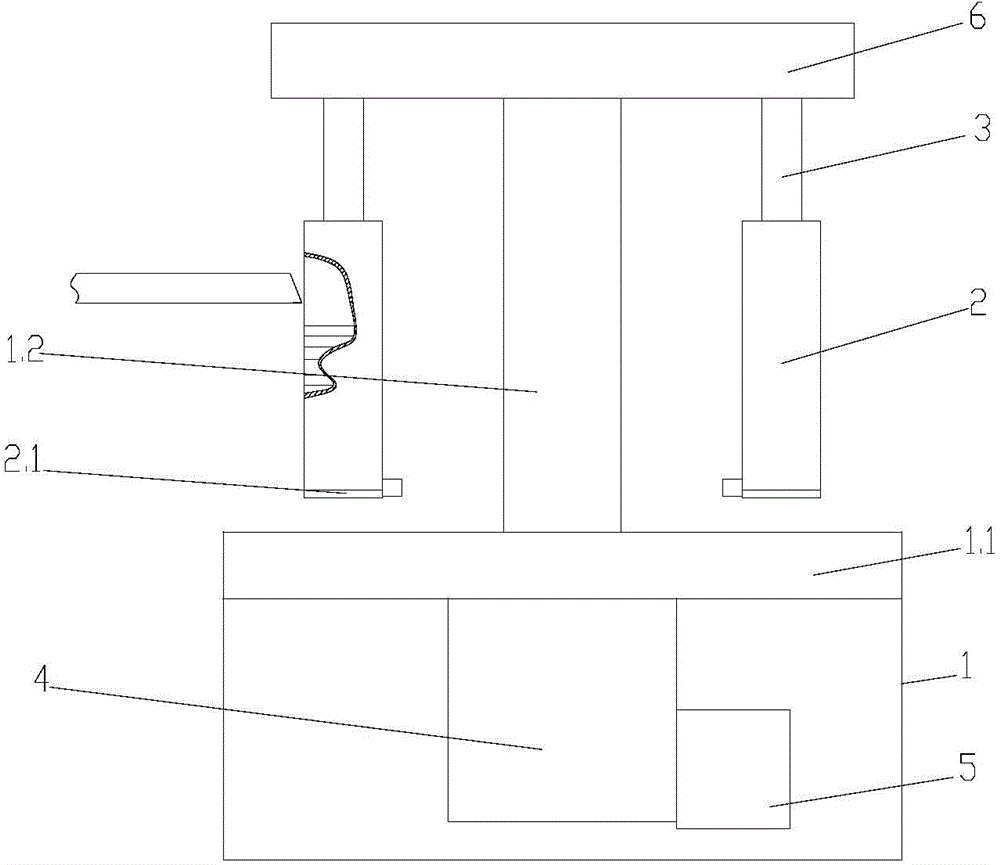 Rotary quantitative material stacking system