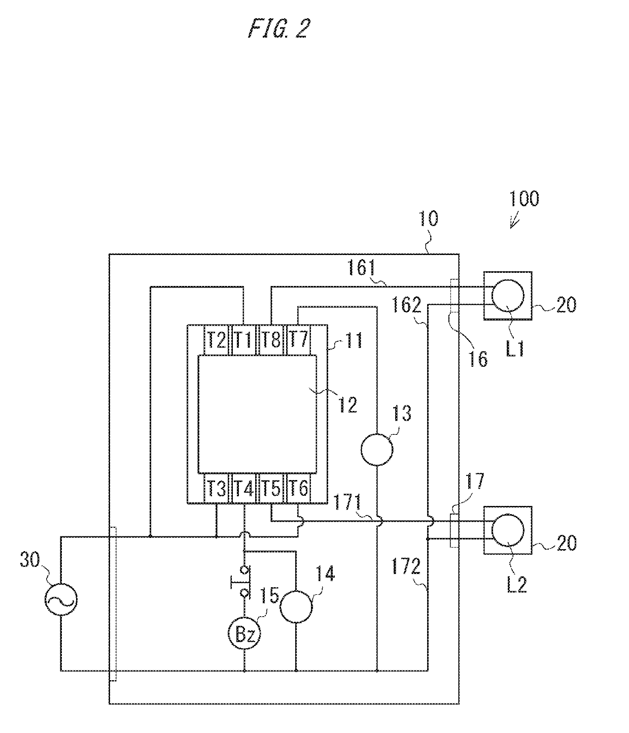 Illumination light control system and switching unit