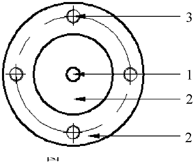 Nanoindentation test desk and experimental method for interfacial shear force of carbon fiber composite