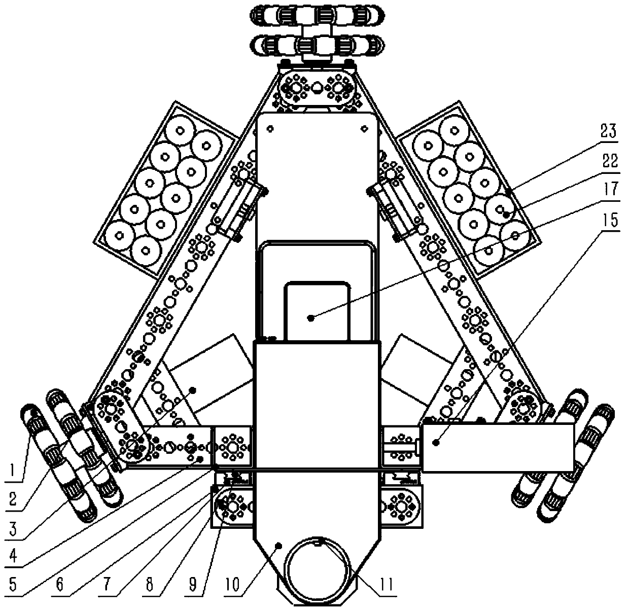 Indoor small ball picking and placing robot and method thereof