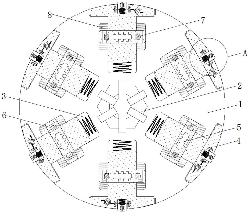 Anti-slip conveying device for garbage disposal