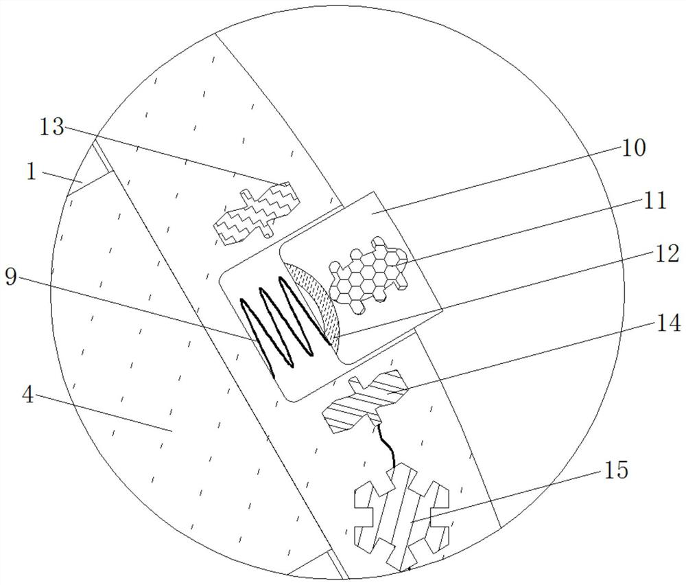 Anti-slip conveying device for garbage disposal