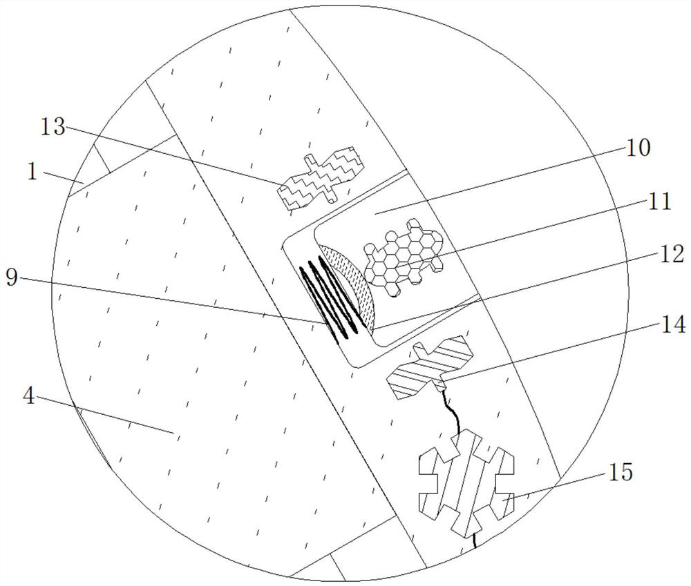 Anti-slip conveying device for garbage disposal