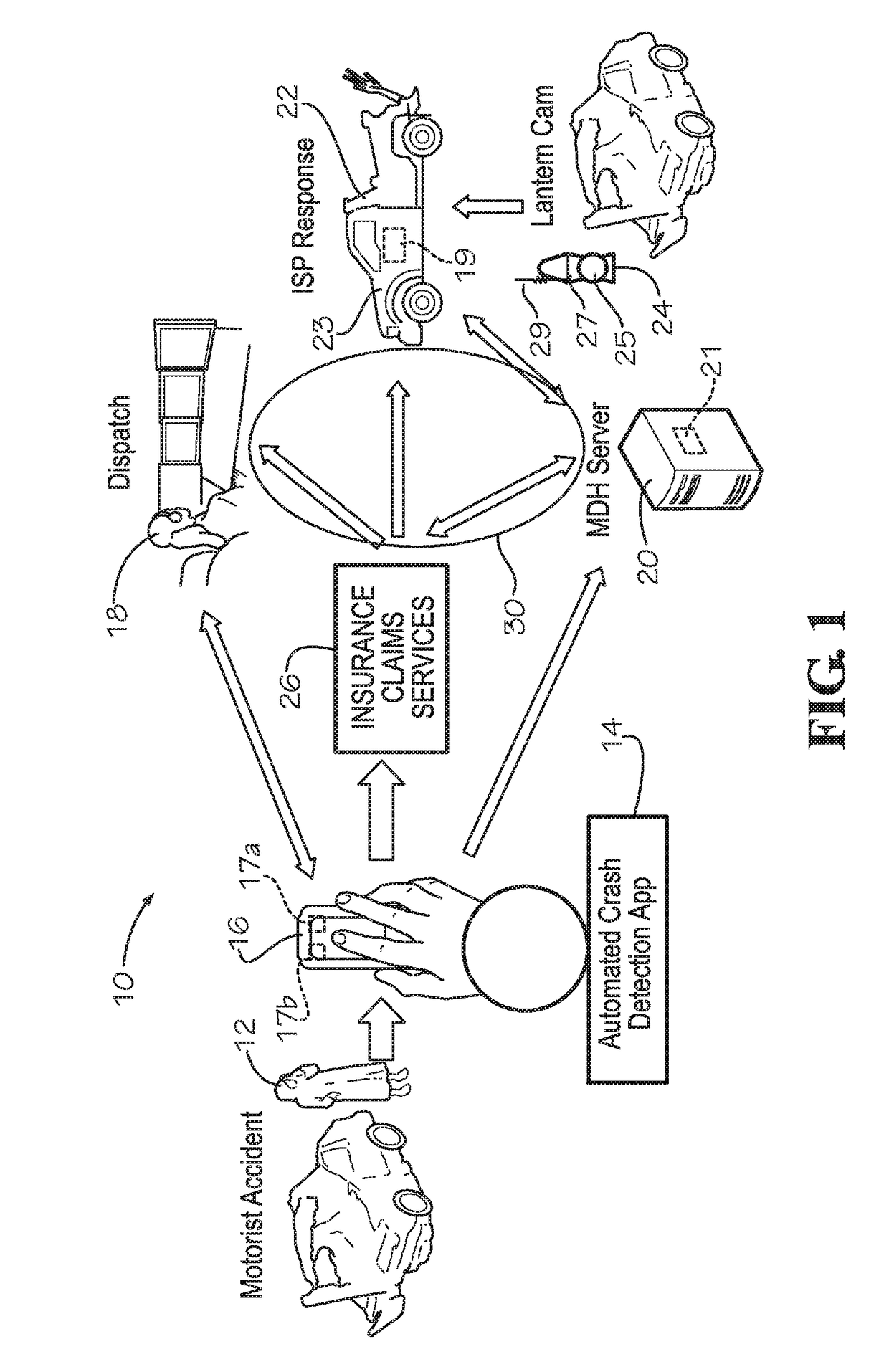 Crash Event Detection, Response and Reporting Apparatus and Method