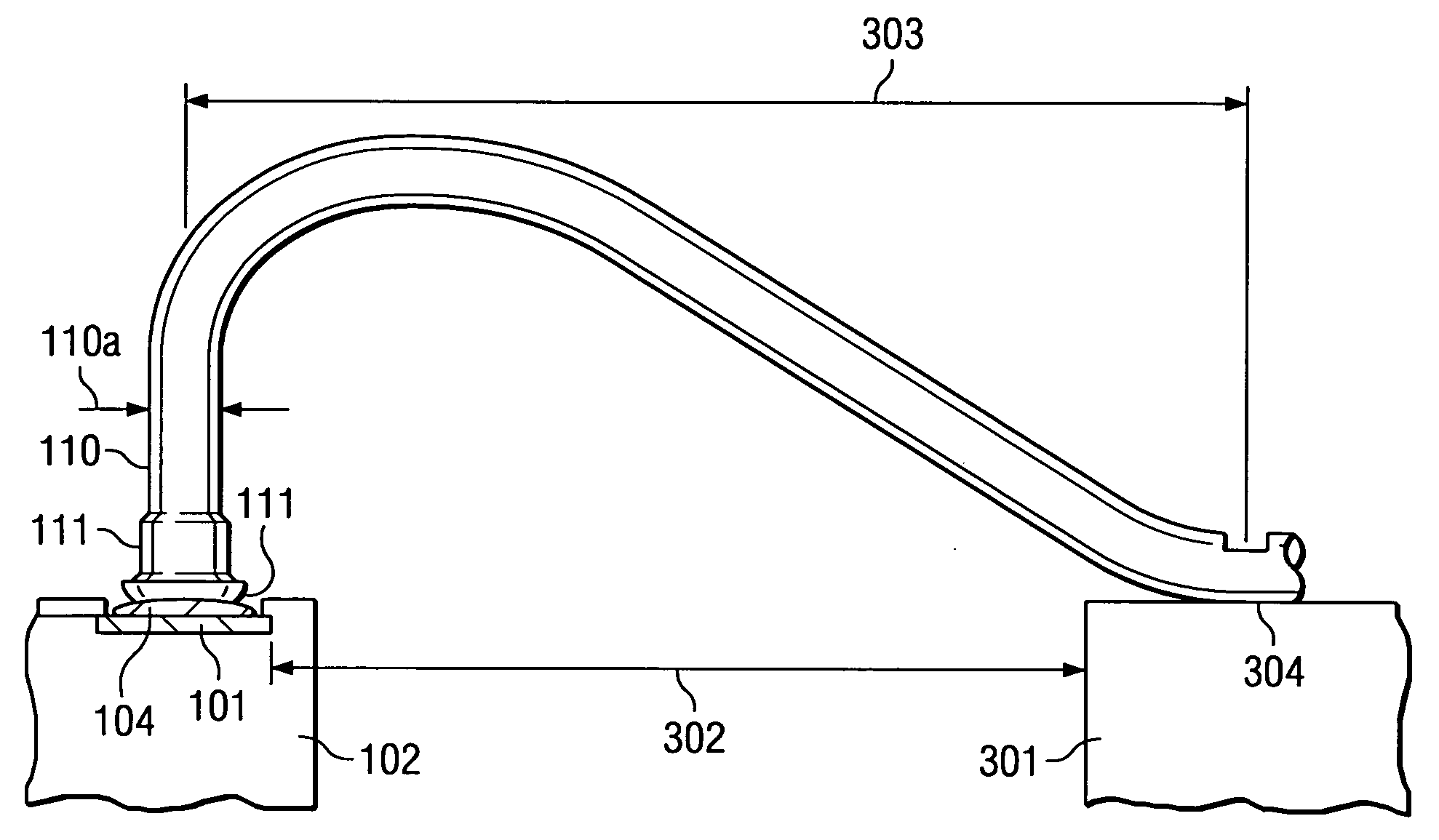 Wire bonds having pressure-absorbing balls