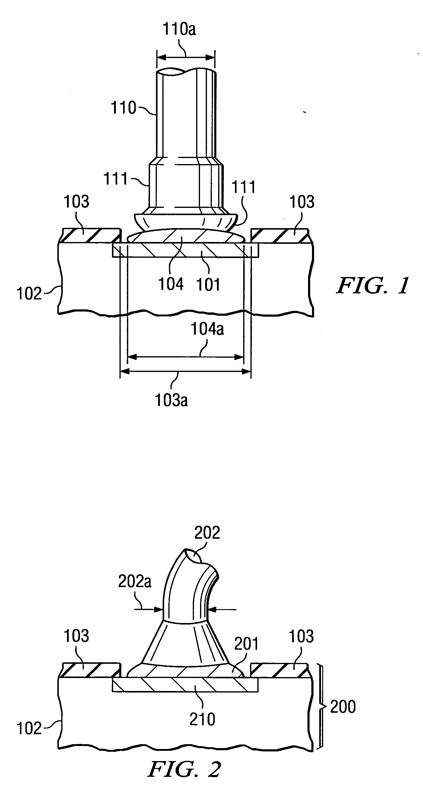 Wire bonds having pressure-absorbing balls