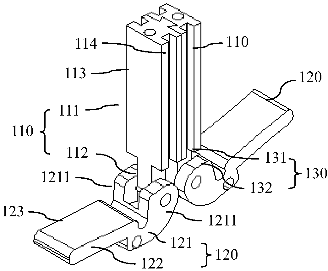 Clamping device and system for fixing tissues