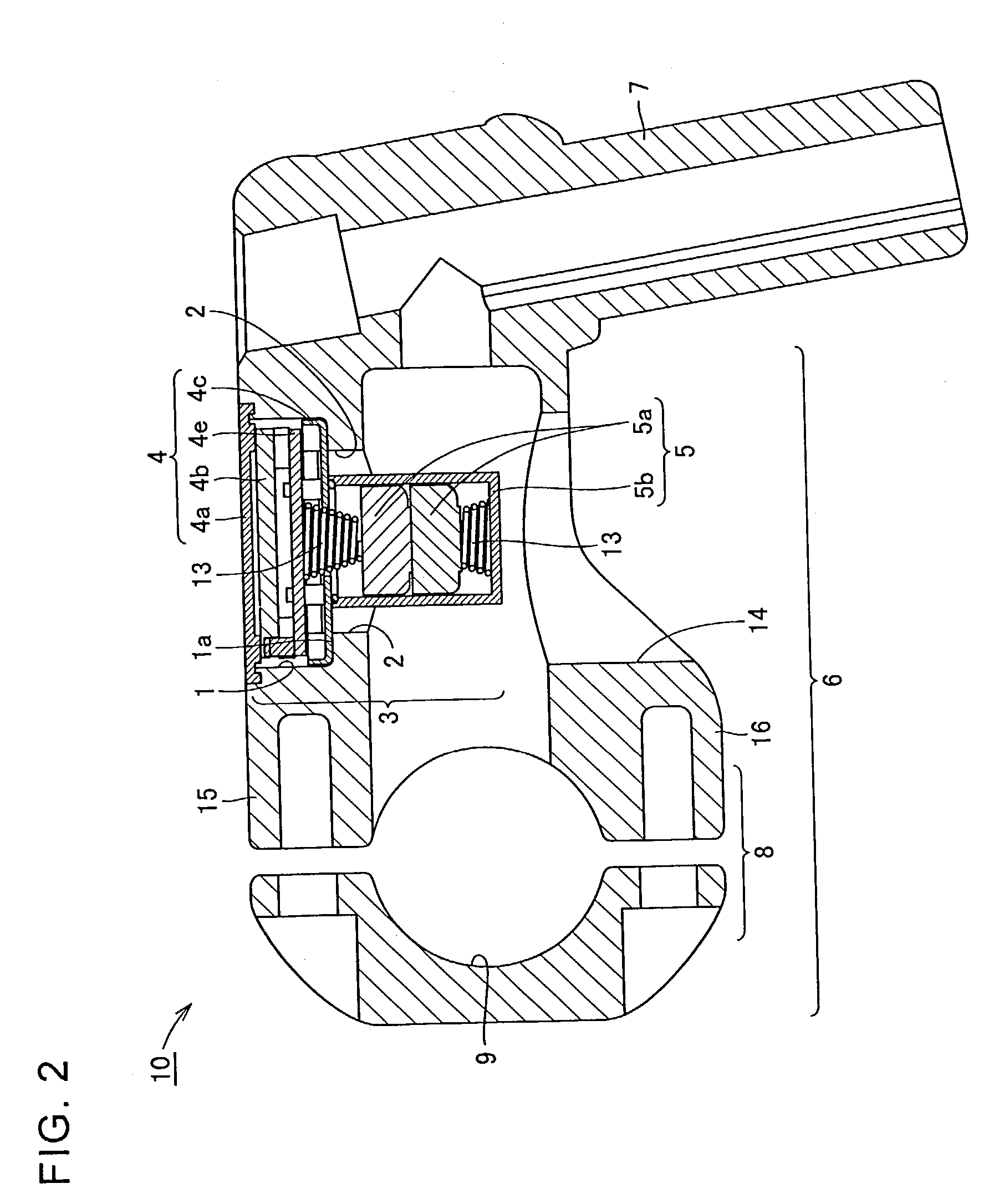 Handle stem and speed indicator