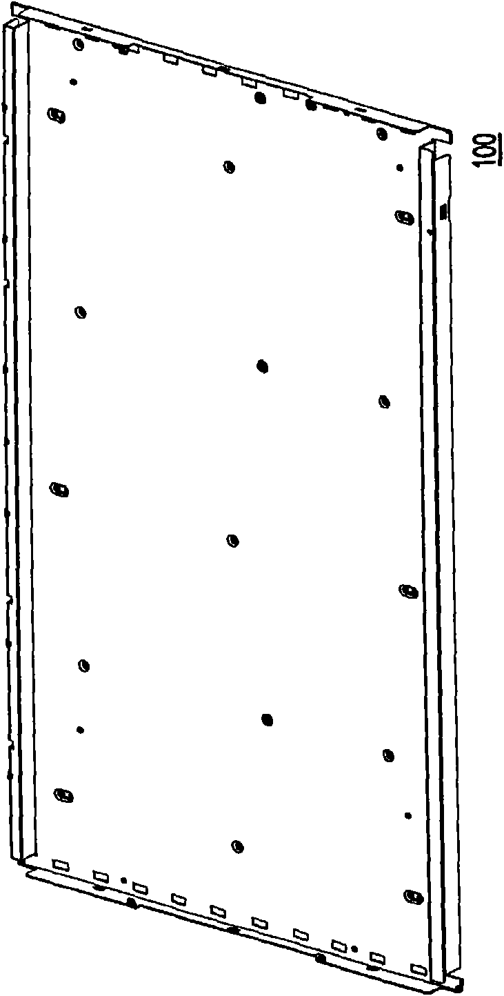 Reflecting backboard and vertical backlight module