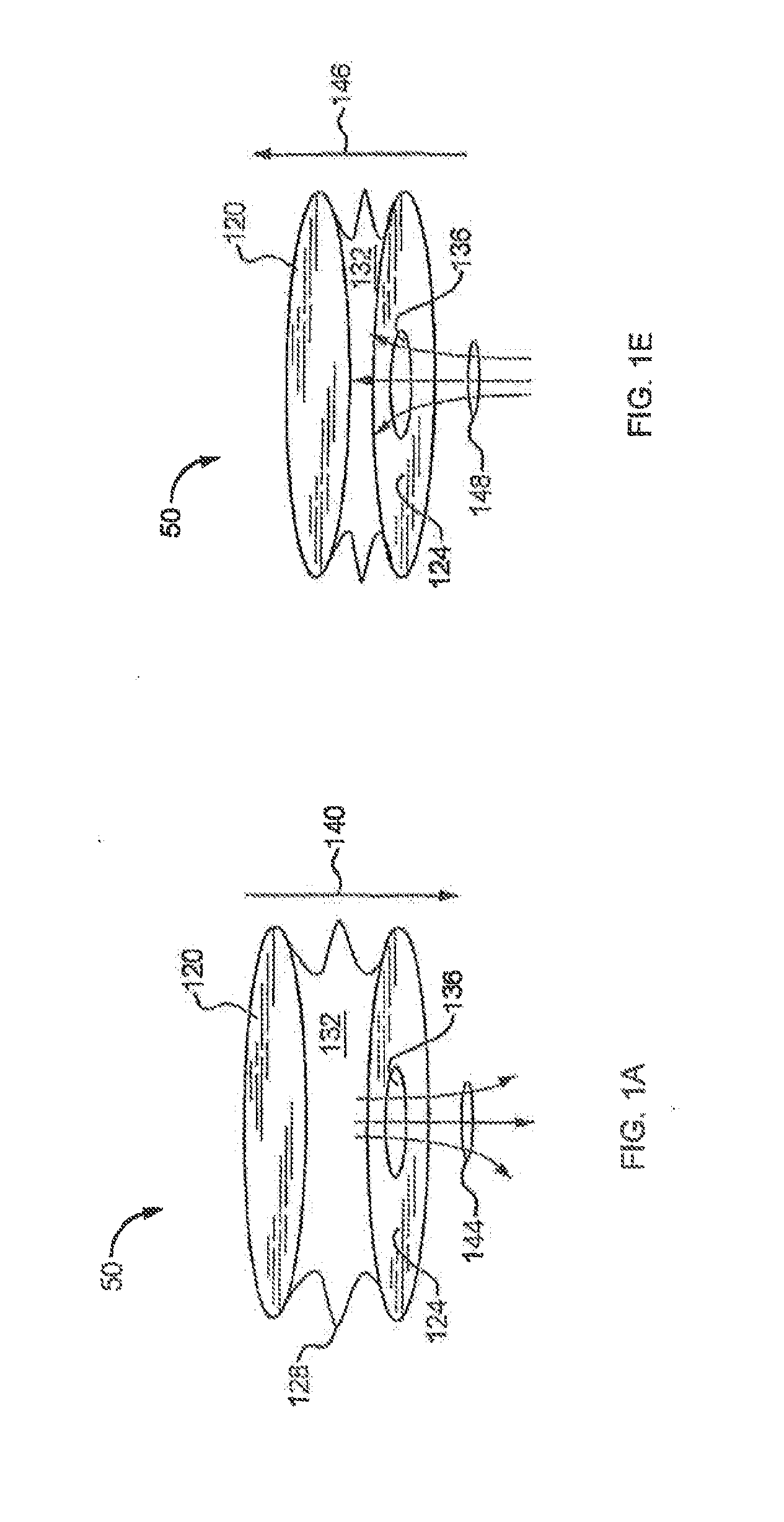 Air venting, impact-absorbing compressible members