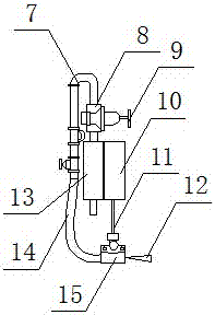 Coarse sand-blasting machine for removing residual gypsum on surface of casting