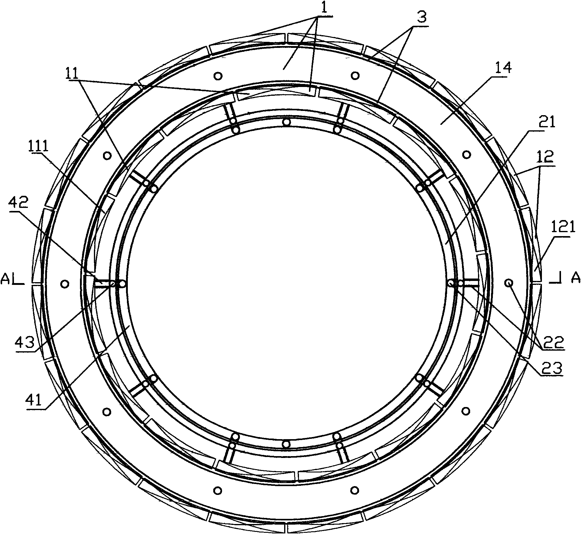 Tyre casting method and casting die