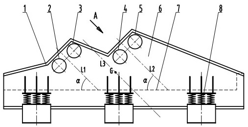 Single-spindle vibration exciter self-synchronizing synthesis linear track large-scale screening machine