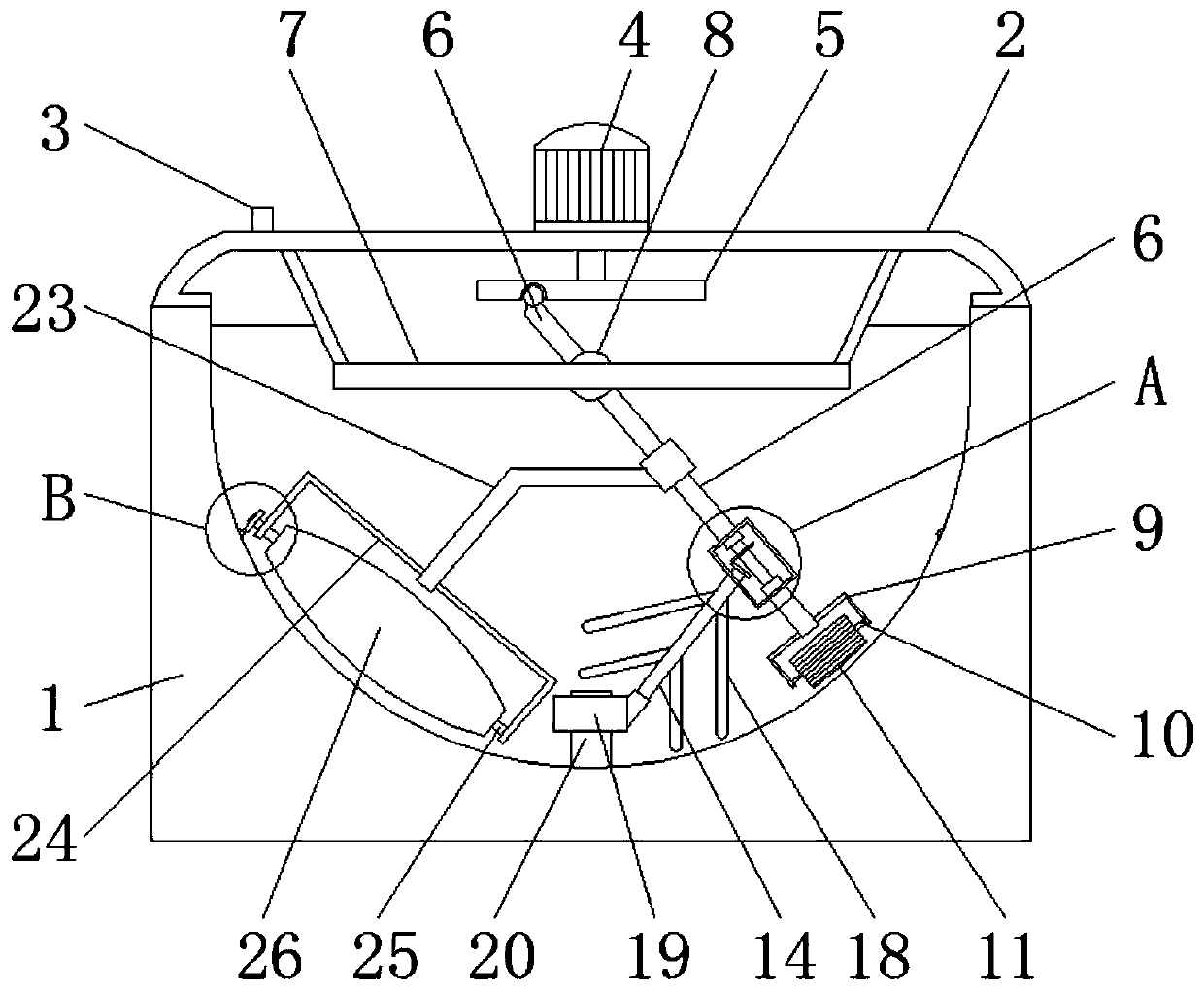 Boilogical teaching experiment display crushing and grinding integrated mortar capable of being rapidly disassembled and assembled