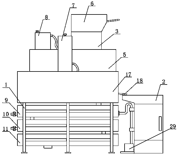 Environment-friendly processing equipment and method for cosmetic production waste