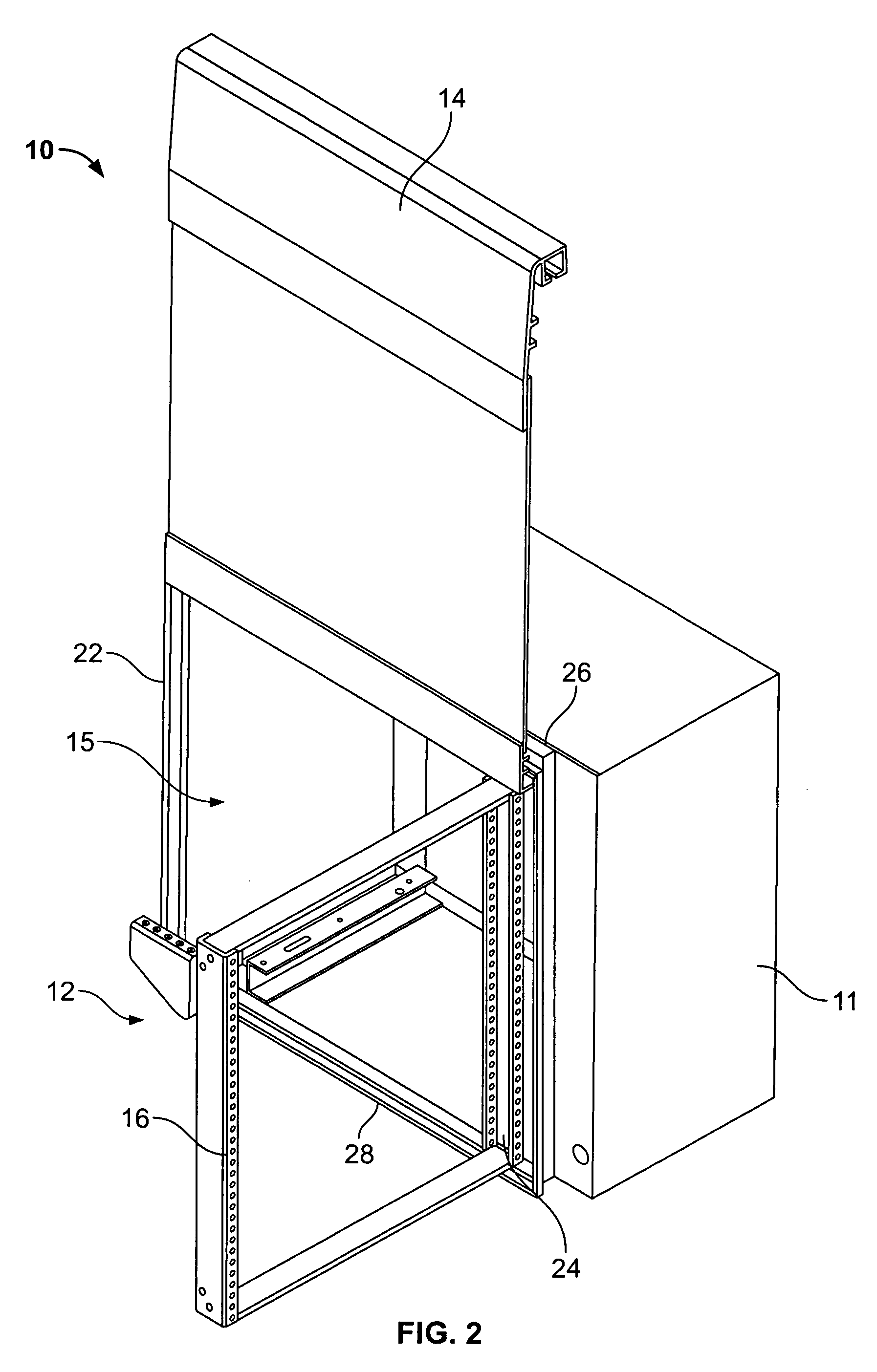 Modular telecommunications frame and enclosure assembly