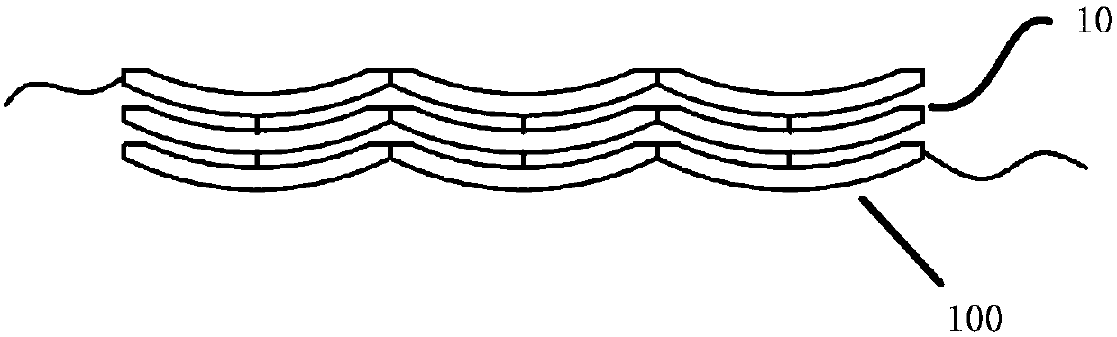 Partially-absorbable patch applied to rotator cuff repair and manufacturing method of partially-absorbable patch