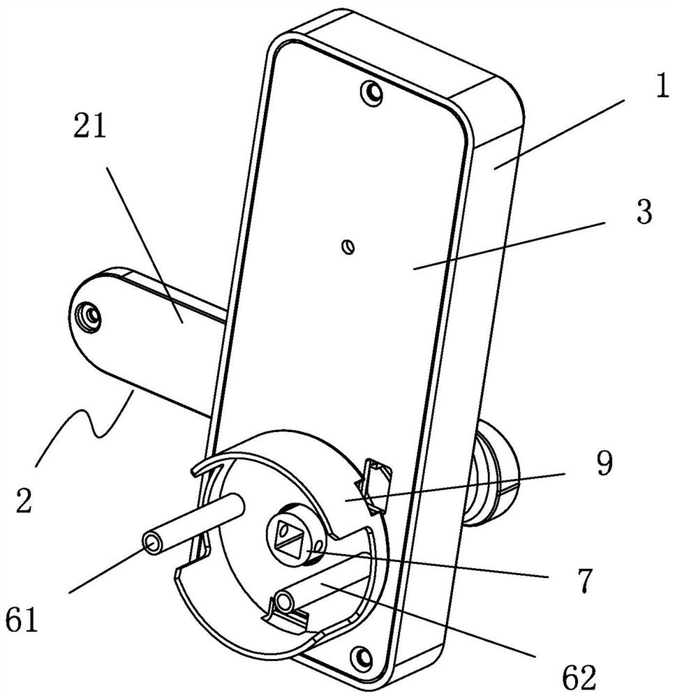 Intelligent lockset with reversing handle and reversing method of intelligent lockset