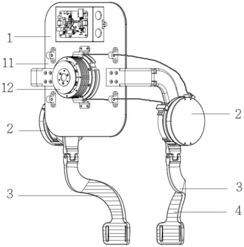 Exoskeleton robot based on single motor control