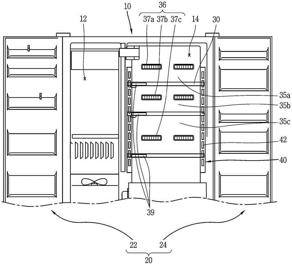 Refrigerator with shelf capable of lighting