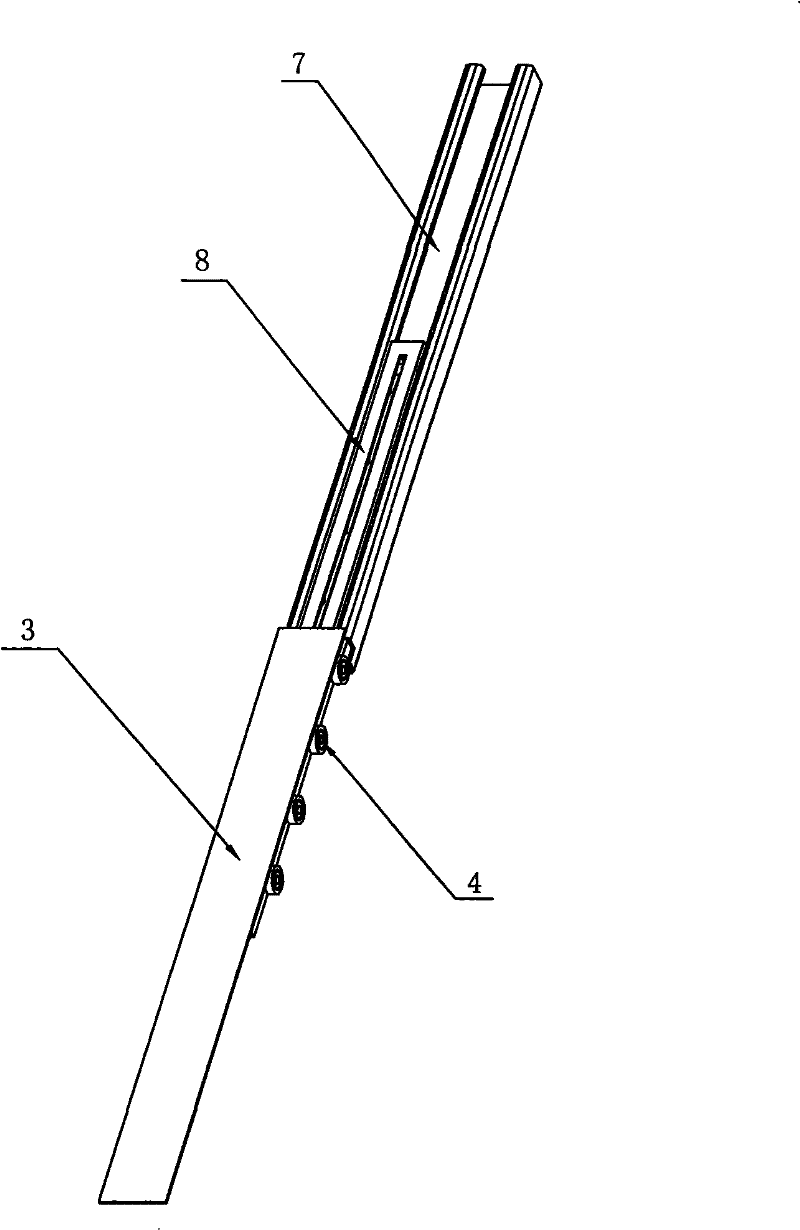 Heavy load full-emergence type slideway