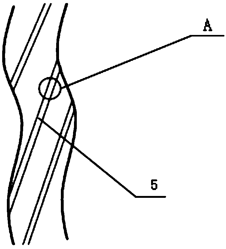 A corrugated lip oil seal with reflow lines on the lip and its three-dimensional modeling method