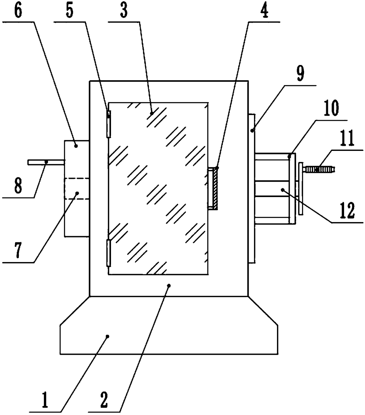 A wire winding device between soldering power cord core and enameled wire