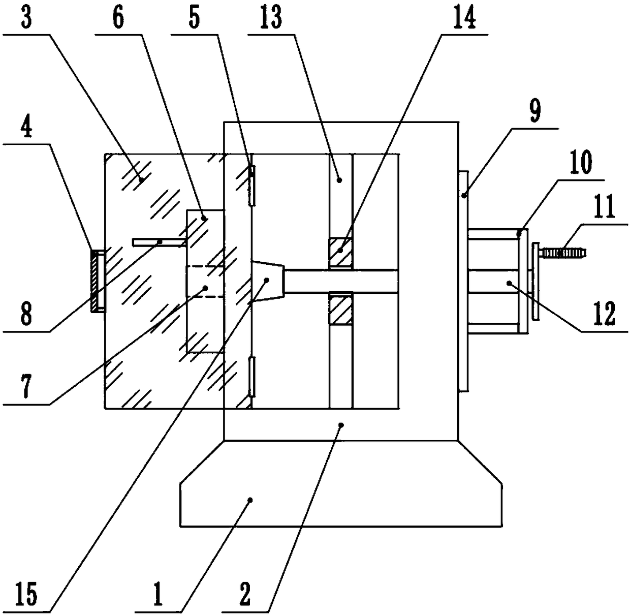 A wire winding device between soldering power cord core and enameled wire