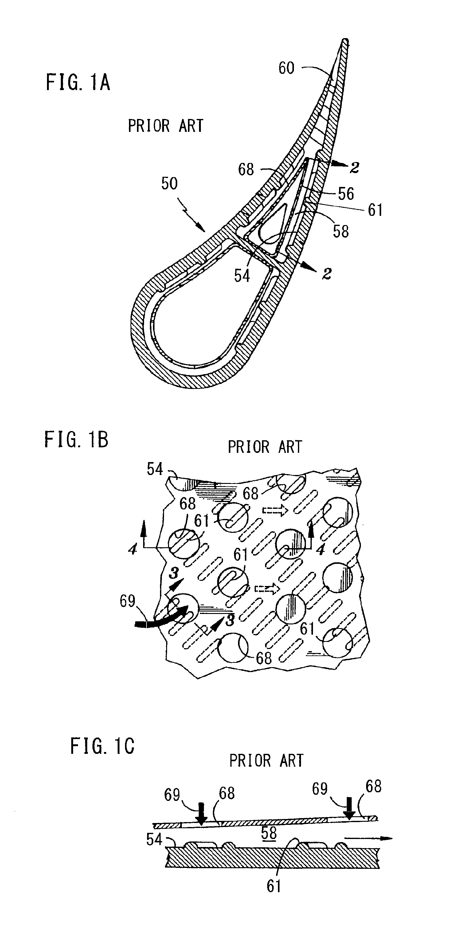 Cooling structure of turbine airfoil