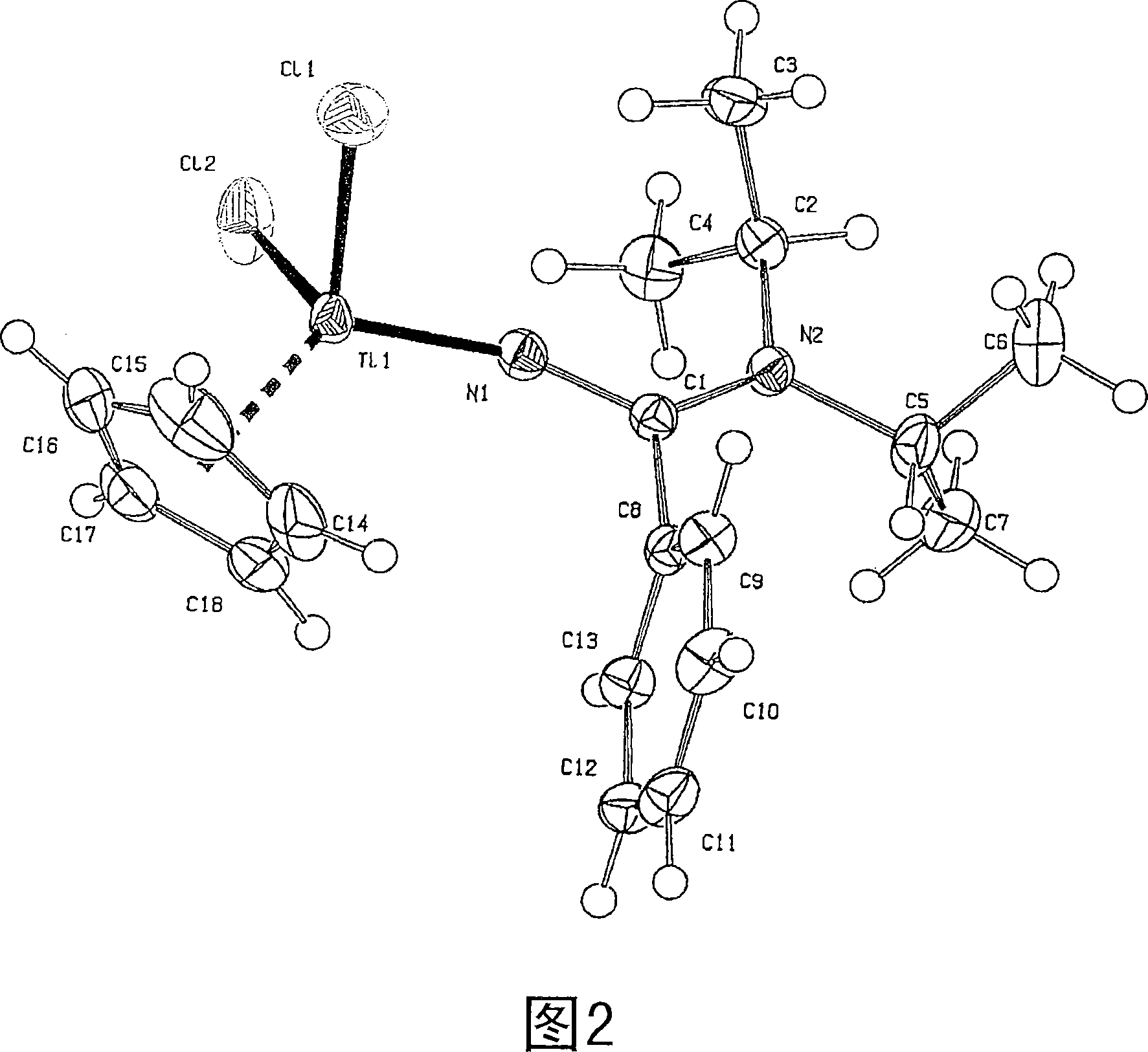 Polimerization catalyst comprising an amidine ligand