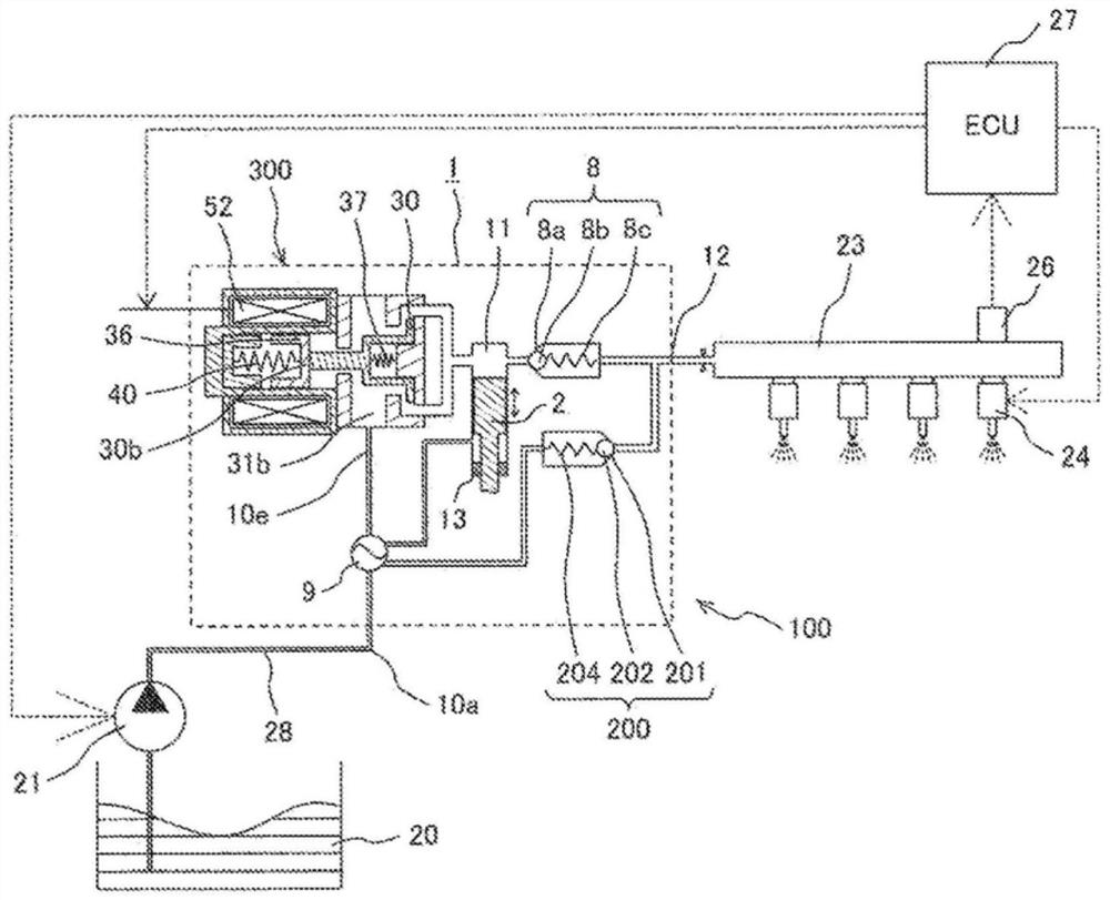 Solenoid valve mechanism and high-pressure fuel supply pump