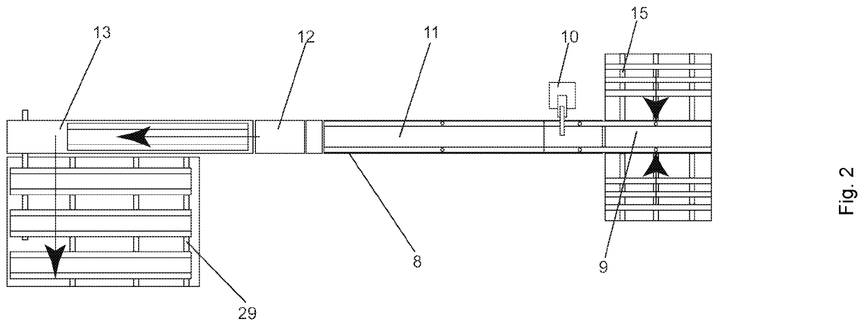 Multi-layer construction element, method for production thereof and process line for production of the multi-layer construction element