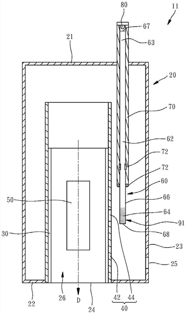 Heating device using photodetector to detect temperature and protection method thereof