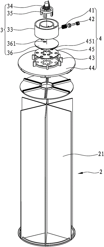 Filter element structure easy to replace